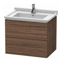 Mueble de baño l-cube 469x670x558mm nogal oscuro