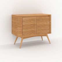 Mueble de baño de madera de teca de 100 cm - Auguste