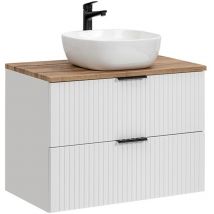 Comad - Mueble lavabo individual 80cm Adriel Blanco