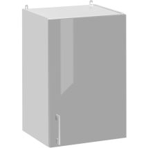 Mueble alto de cocina Eco Gris Brillo 1 puerta l 40 cm
