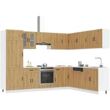 Torana - Mueble de cocina Kalmar 14 piezas artesanal roble