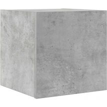 Jinlefu - Mueble de salón de pared gris hormigón 30,5x30x30 cm vidaXL