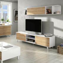 Fores Habitat S.l.u. - Mueble de Pared Zaiken Cm.180 x 41 x 51 Kit