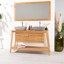 Wanda Collection - Mueble de teca para cuarto de baño Escandinavia 140 cm