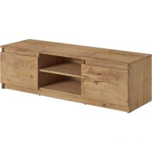 Muebles Slavic - Meuble tv 120 cm dingo, meuble télévision, coloris marron