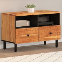 Torana - Mueble de tv madera maciza de acacia 70x33x46 cm