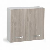 Mueble escurridor modular de pared para cocina olmo Cm 80x32xH 72 con 2 puertas