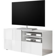 Mueble de tv pequeño con 1 puerta y 1 cajón L121 cm - Dama