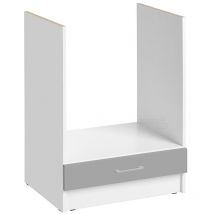 Mueble para horno empotrado Eco Gris Brillo l 60 cm