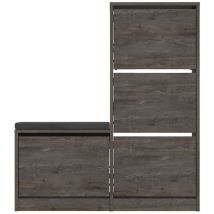 Calicosy - Mueble para zapatos 4 puertas L105 cm - Dude