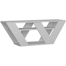 Toilinux - Mueble de tv 3 estantes L110 cm - Pipralla