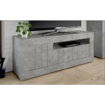 Mueble TV 3 puertas SAMANTHA cemento 138 cm