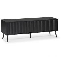 Mueble tv Lluvia 3 puertas color Negro