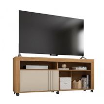 SDM - mueble tv new salomé blanco roto y buriti 160 cm