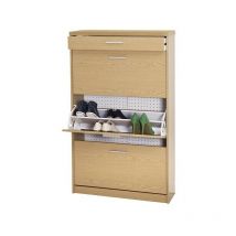 Zapatero Manzanares 3AB Topkit Armario zapatero con cajón Medidas: 131X80X25 cm Roble