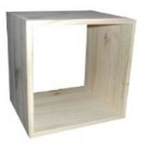 Mueblear - Cubo de almacenamiento Compartimentos de pino macizo - 36x30x36,1 cm (1COMP)