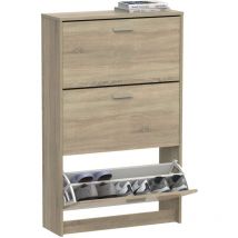 Zapatero 3 Puertas Tibet Roble Cambrian - ref: 6152-ZA - Muebles Pitarch