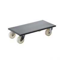 Rodillo multiuso, capacidad : 600 kg, Ancho : de placa 500 x 600 mm, Volumen de altura 165 mm, ø de rueda : 125 mm