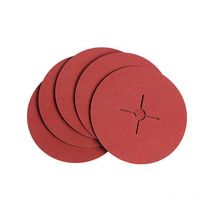 Muela ø 115 mm de fibra, para el mecanización del Acero Inoxidable, Grano cerámica, Grano : 60