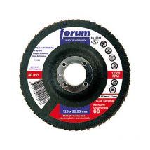Forum - Muela abanico ø 115 mm (13300 tr/mn), bandeja de láminas, Grano : 40