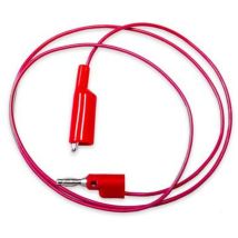 Mueller Electric Bu-2030-a-60-2 Cavo Di Misura [spina A Banana 4 Mm - Morsetti A Coccodrillo] 1.5 M Rosso 1 Pz.