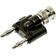 BU-P1270 Spina adattatore Presa bnc - Presa a banana 4 mm Nero, Ottone - Mueller Electric