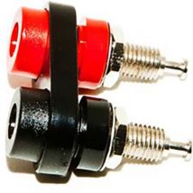 BU-P2269 2 prese a banana Rosso, Nero 1 pz. - Mueller Electric