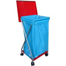 Müllsackständer mit 4 Rollen und 25 Müllsäcken 120 Liter Ständer Müllbeutelhalter Müllsackhalter Abfallbehälter Gelber-Sack