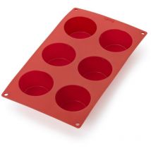 Lekue - muffins 6 cavidades 0620806R01M022 rojo