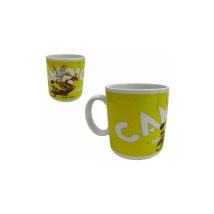 Mug Italia figc jaune – Céramique – Hauteur 9.5 cm, Diamètre 8.5 cm – Type de produit, Quantité par pack, Matières, Style, Motif décoratif