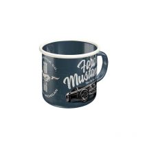 Nostalgic Art - Mug publicitaire en métal émaillé 360 ml Ford Mustang
