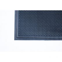 Lestare - felpudo felgón goma negro en rollo de 8,00MX1,60 ancho