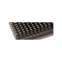 Lestare - Felpudo de Goma Negro por Metro - Corte de Rollo 1m Ancho, hasta 8m Largo