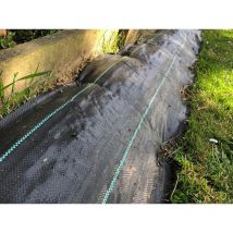 Mulchgewebe - 1.25m x 5m - Schwarz - 85gr/m
