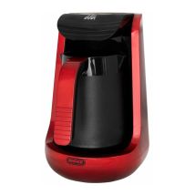 Mulex - 1l 600w Elektrischer Mokkakocher Mokkakanne Espressokocher 4 Tassen Rot