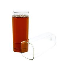 Mulex - Glas 2-teilig Quadratische Glas Japanische Getränkebecher Borosilikatglas Cocktail, Borosilikatglas, Hitzebeständig 400 Ml