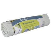 Secolan - Müllbeutel 50 x 62 cm (b x h) 25μm 35l Polyethylen 100 % recycelt weiß 20 St./Pack.