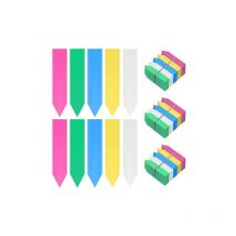 Yzmrbdqc - Multi-Coloured Plastic Vegetable Garden Labels (500 Pack) - 10 x 2 cm - Vegetable Garden Sign/Waterproof Garden Label in 5 Colors for