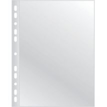 Multi-Bohrhülse Q-connect din a4 50 micron Leder de orange Tasche de 10 Stk.