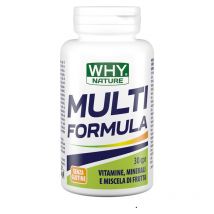Multi Formula whynature 30 cpr suplemento multivitamínico mezcla de frutas