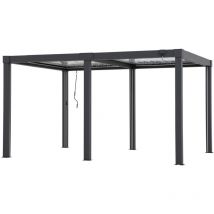 Multi Pergola matterhorn in Anthrazit- 306cm x 406cm