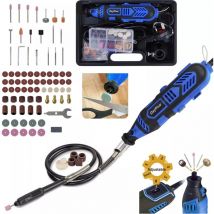 Day Plus - Multi-outil rotatif 135W avec vitesse variable 80pc Accessory Set dremel Compatible