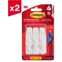 Lot De 2 Multi-packs De Petits Crochets Command