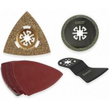 Zubehör für Multitools 13-tlg Schleifset