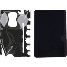Coocheer - Multi Tool,18 en 1 Carte Multifonction Porte-outil en Acier inoxydable Multi-outils Outils de Poche Gadget Ouvre-bouteilles Hommes Camping