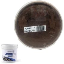 Ossido di ferro Marrone 500 gr – Pigmento di alta qualità per intonaco e pittura – Resistente alla luce e alle intemperie