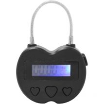 Multifunction Travel Electronic Timer, Waterproof USB Rechargeable Temporary Timer Padlock