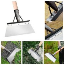 Multifunktionale Gartenschaufel, Reinigungsschaufel, Edelstahl, Landschaftsbau, Garten, Bepflanzung, Bodenkratzen, Farmschaufel, Unkrautjätwerkzeug,