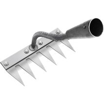 Multifunktionaler Metall-unkrautstecher, Gartengreifer Mit 6 Zähnen, Tragbarer Gartengreifer Zum Unkrautjäten, Gartenwerkzeug Zum Unkrautjäten/lockern