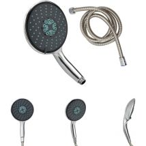 Tuserxln - The Living Store Multifunktions-Duschkopf mit 1,5 m Schlauch Verchromt - Duschköpfe - Silber